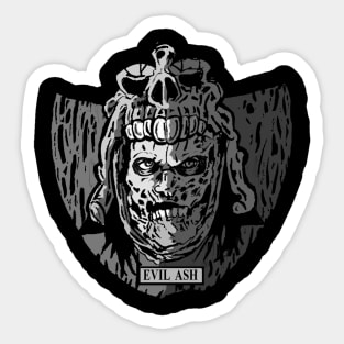 evil ash trophy Sticker